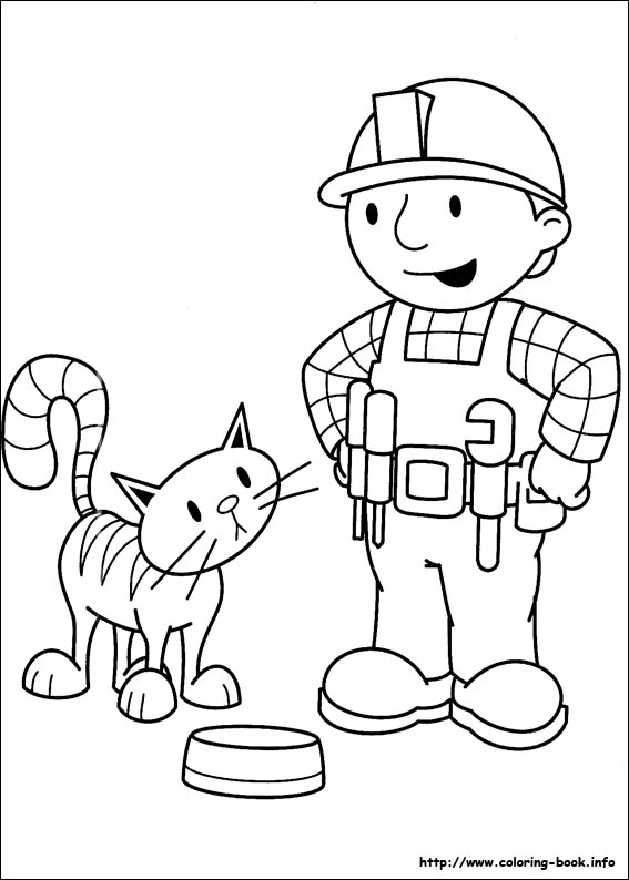 Bob the Builder coloring picture